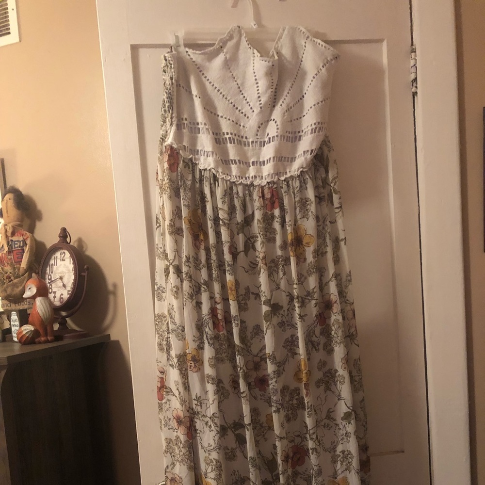 A beautiful soul halter dress floral